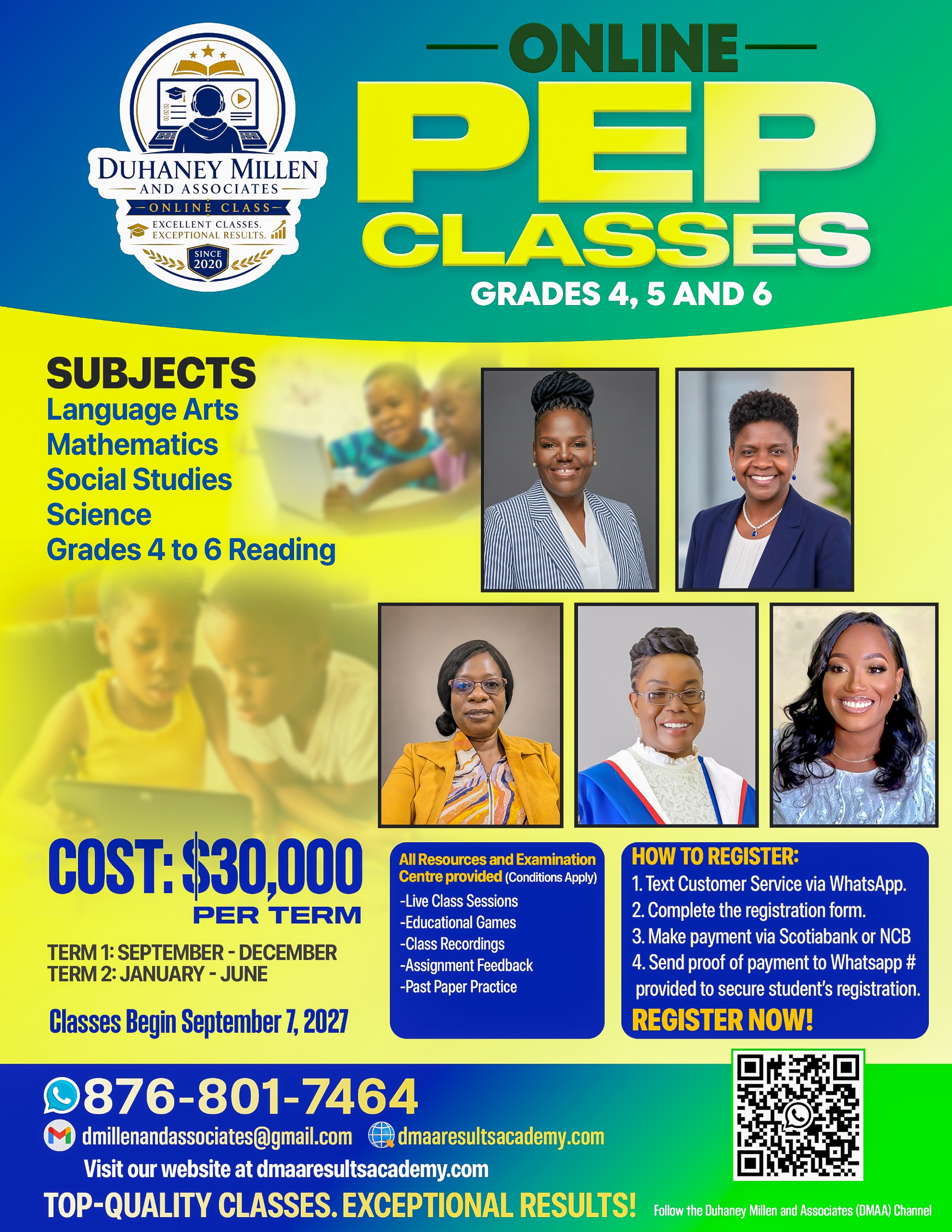 DMA² PEP Classes Flyer